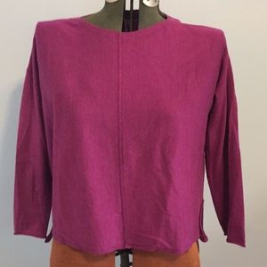 Eileen Fisher Magenta Sweater - Petite Medium